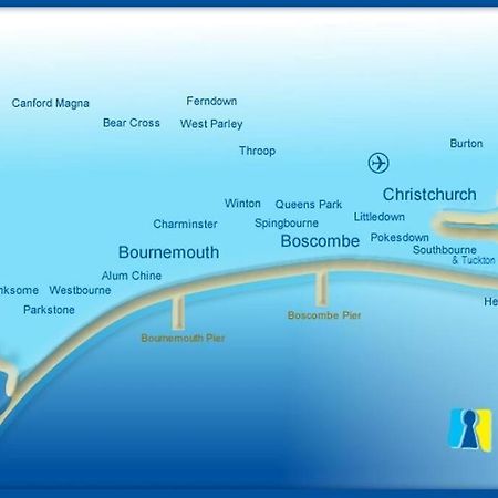 Bournecoast - Stylish Flat With Balcony - Sea Glimpses - 10 Min Walk To Beach - Parking - Wifi - Fm8405 Борнмут Экстерьер фото